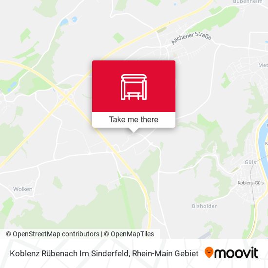 Koblenz Rübenach Im Sinderfeld map