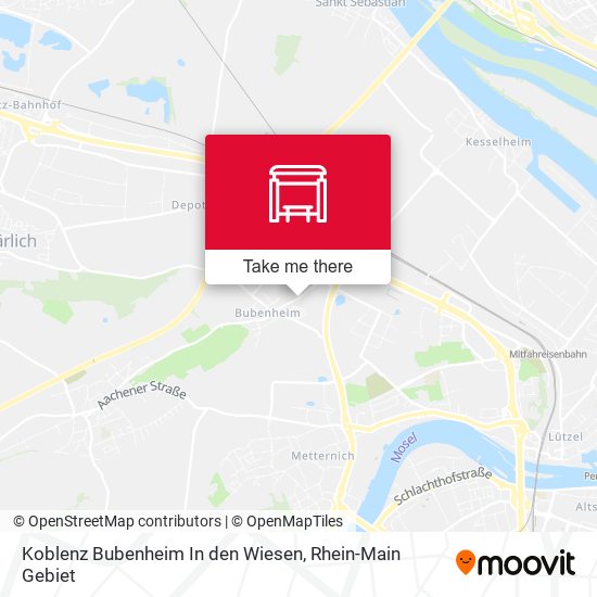 Koblenz Bubenheim In den Wiesen map