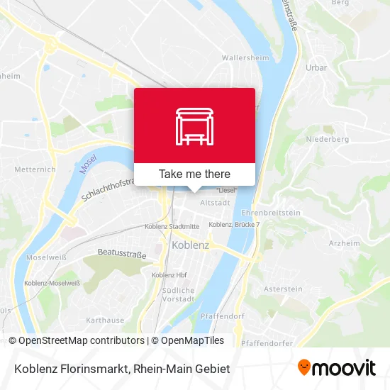 Карта Koblenz Florinsmarkt