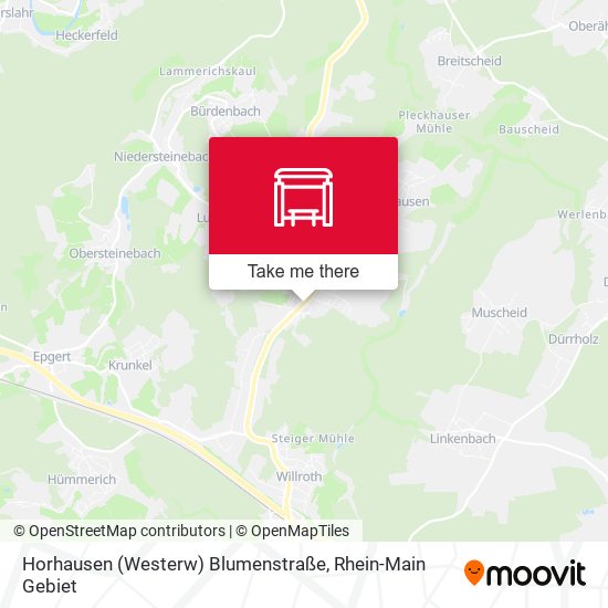 Horhausen (Westerw) Blumenstraße map