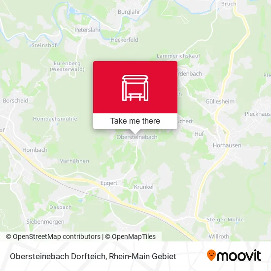 Карта Obersteinebach Dorfteich