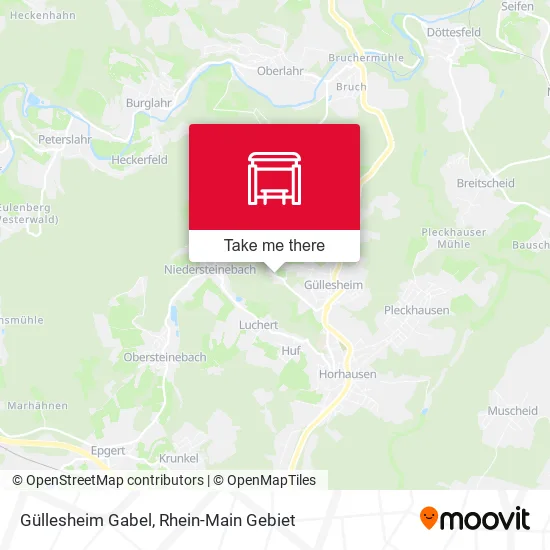 Карта Güllesheim Gabel