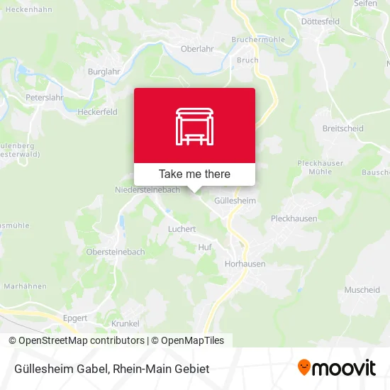 Карта Güllesheim Gabel