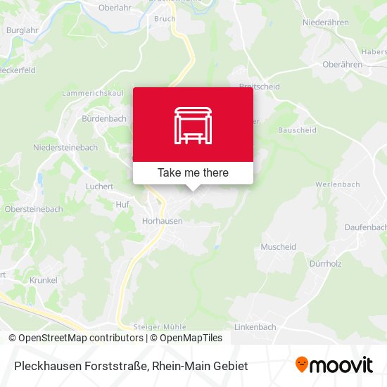 Pleckhausen Forststraße map