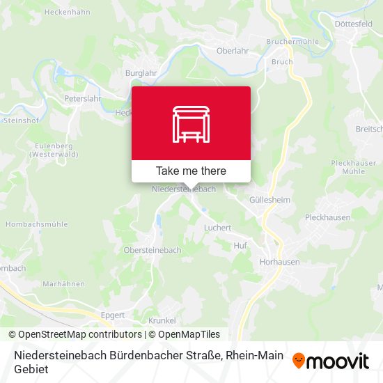Niedersteinebach Bürdenbacher Straße map