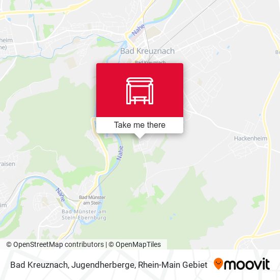 Bad Kreuznach, Jugendherberge map