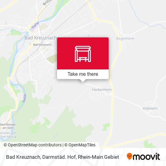 Bad Kreuznach, Darmstäd. Hof map