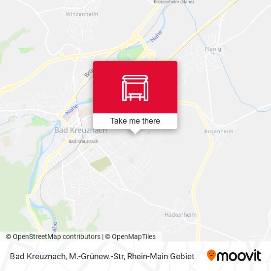 Bad Kreuznach, M.-Grünew.-Str map