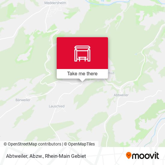 Карта Abtweiler, Abzw.