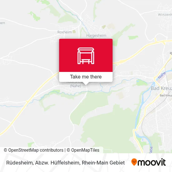 Rüdesheim, Abzw. Hüffelsheim map