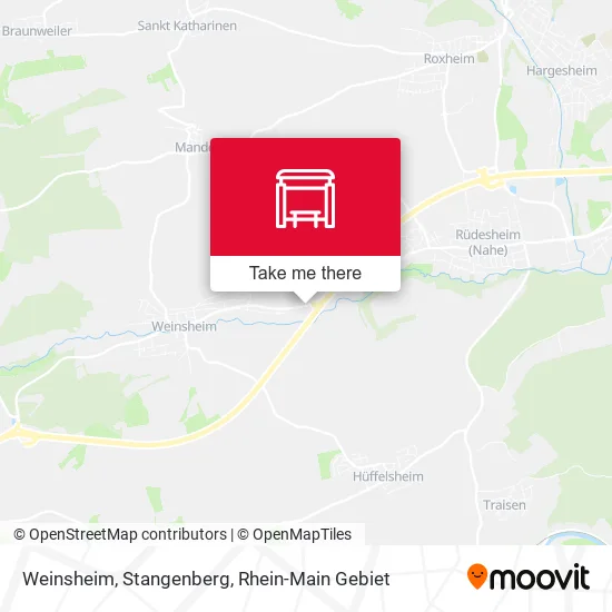 Карта Weinsheim, Stangenberg