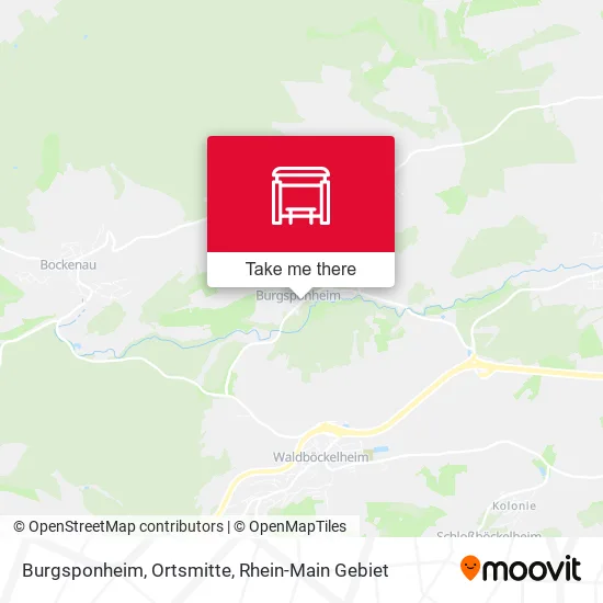 Карта Burgsponheim, Ortsmitte