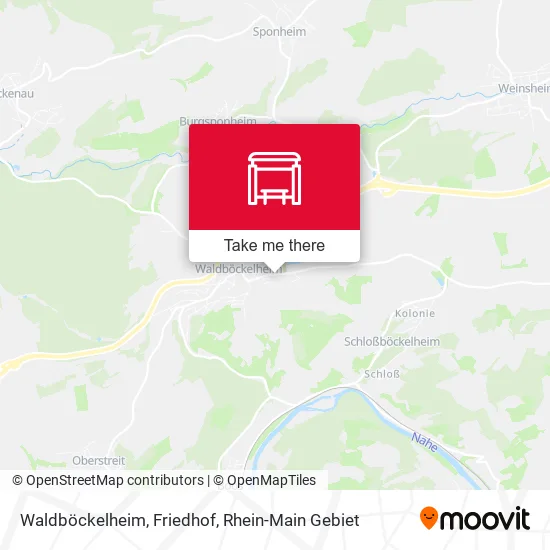 Карта Waldböckelheim, Friedhof