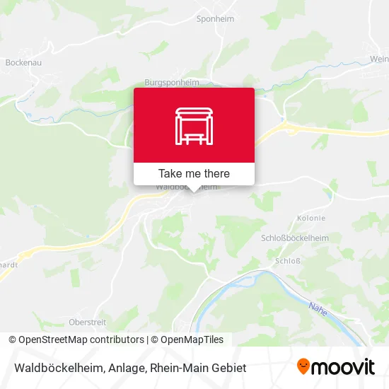 Карта Waldböckelheim, Anlage