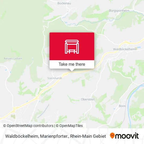 Карта Waldböckelheim, Marienpforter.