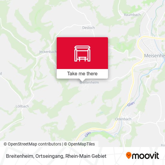 Breitenheim, Ortseingang map