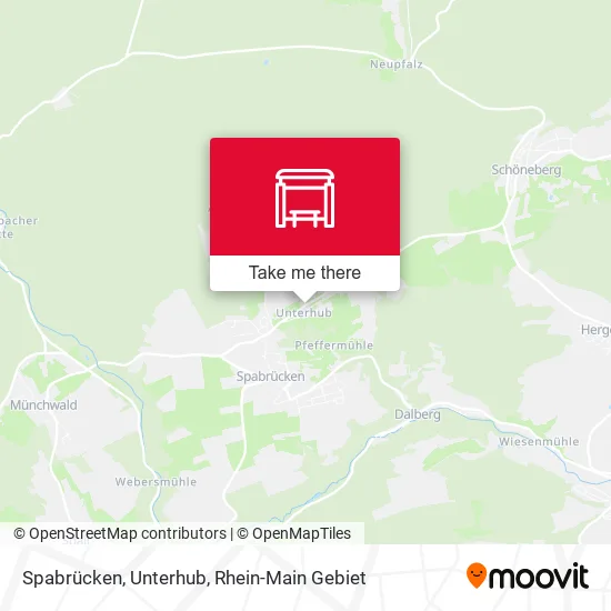 Карта Spabrücken, Unterhub