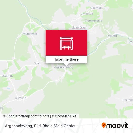 Карта Argenschwang, Süd