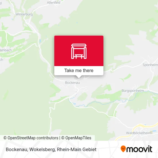 Bockenau, Wokelsberg map