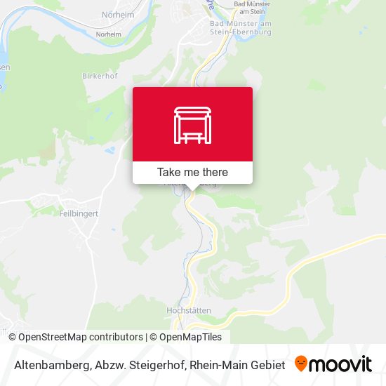 Altenbamberg, Abzw. Steigerhof map