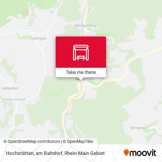 Hochstätten, am Bahnhof map
