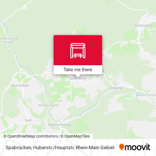 Spabrücken, Huberstr./Hauptstr map