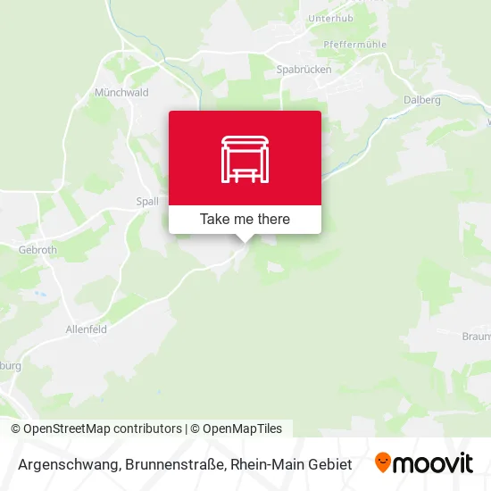 Карта Argenschwang, Brunnenstraße