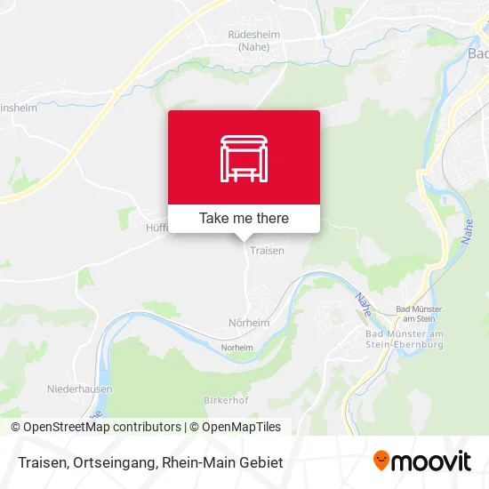 Карта Traisen, Ortseingang