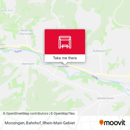 Карта Monzingen, Bahnhof