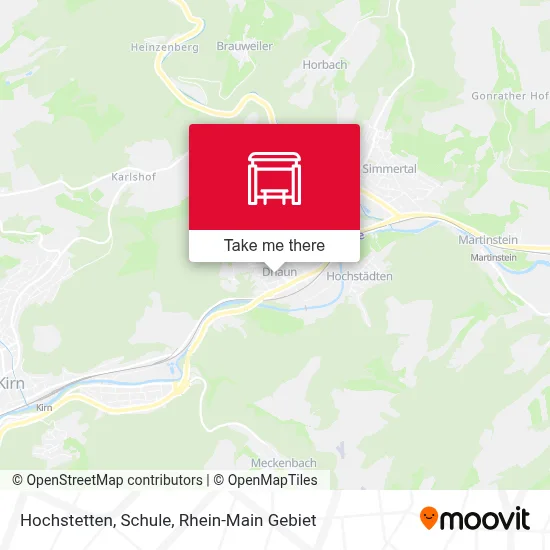 Hochstetten, Schule map