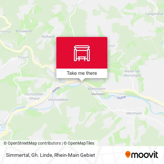 Карта Simmertal, Gh. Linde