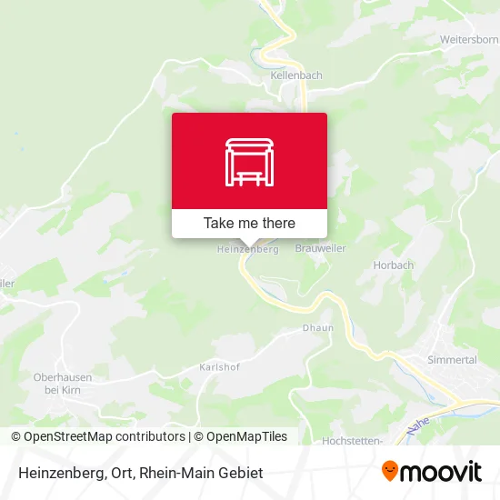 Карта Heinzenberg, Ort