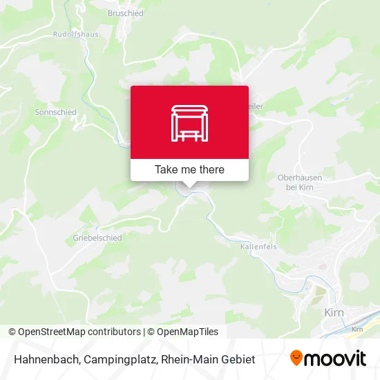 Карта Hahnenbach, Campingplatz