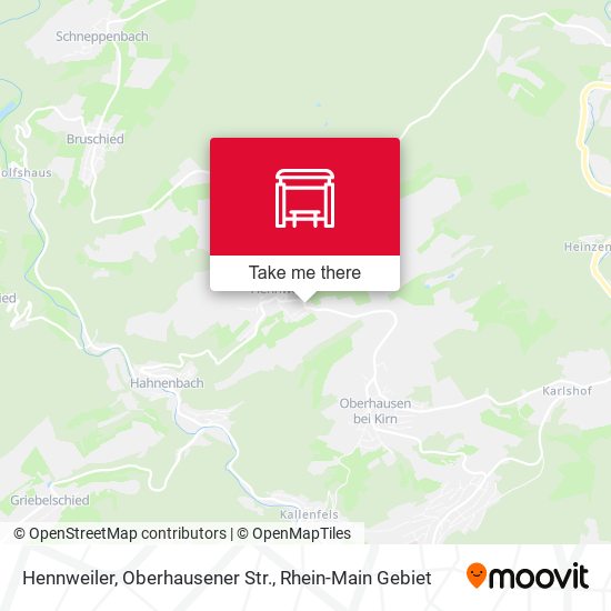 Карта Hennweiler, Oberhausener Str.