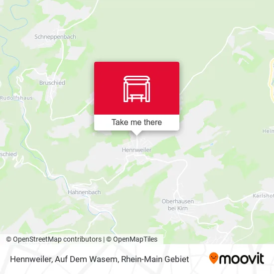Карта Hennweiler, Auf Dem Wasem