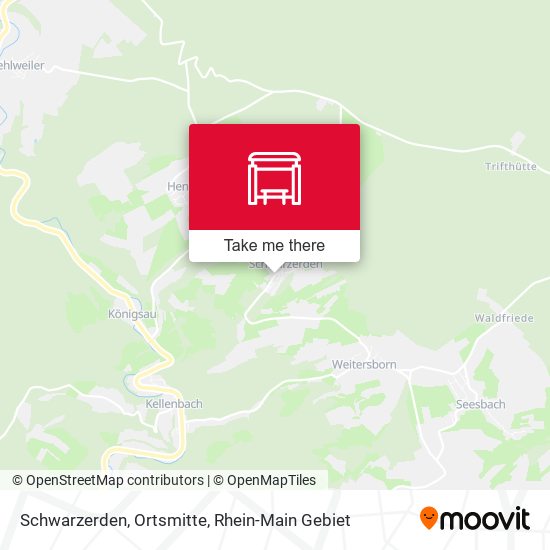 Schwarzerden, Ortsmitte map