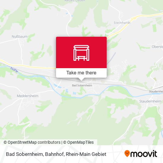 Bad Sobernheim, Bahnhof map