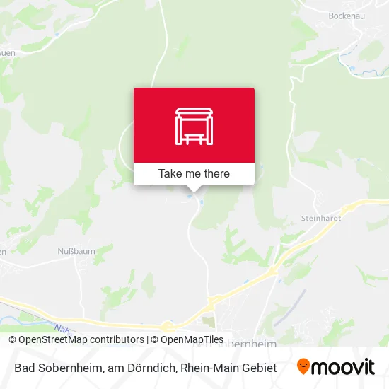 Карта Bad Sobernheim, am Dörndich