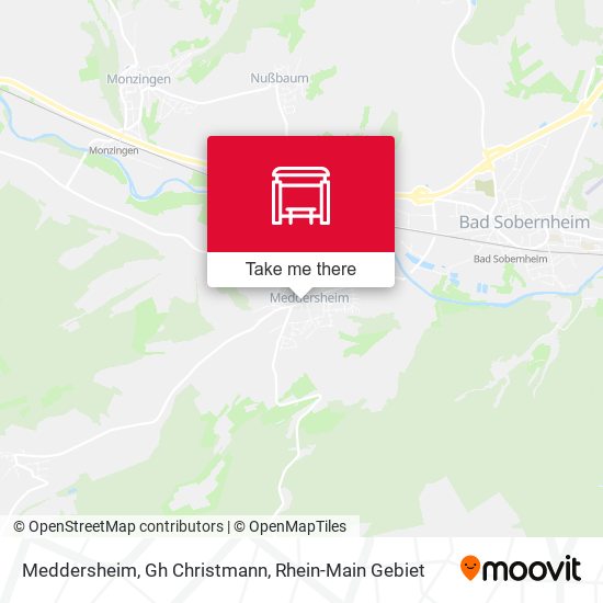 Meddersheim, Gh Christmann map