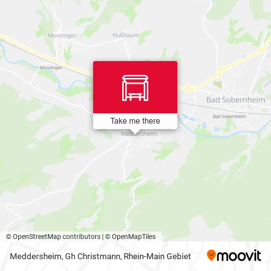 Карта Meddersheim, Gh Christmann