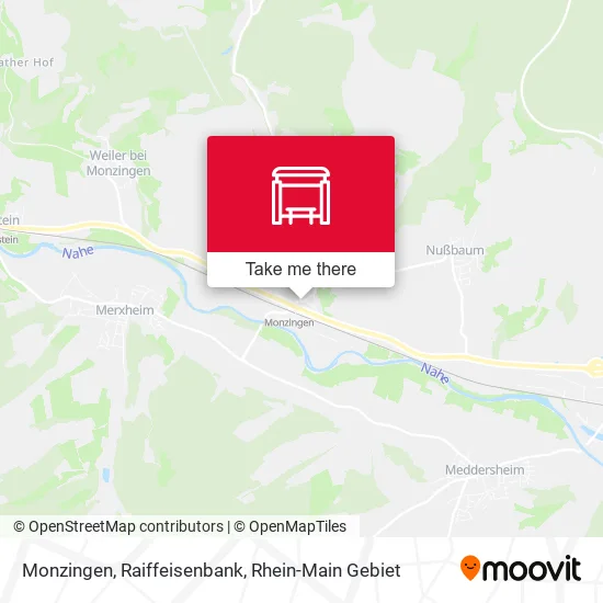 Карта Monzingen, Raiffeisenbank