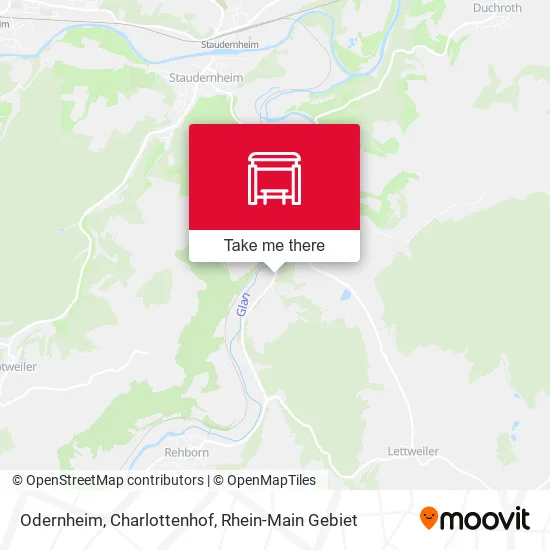 Карта Odernheim, Charlottenhof