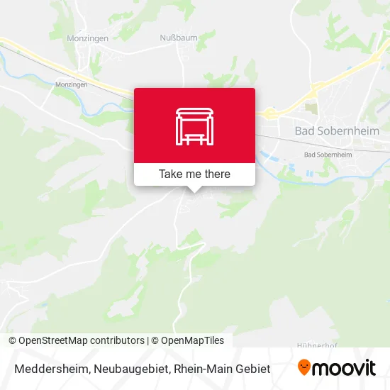 Карта Meddersheim, Neubaugebiet