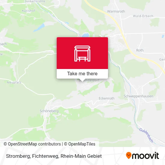 Stromberg, Fichtenweg map