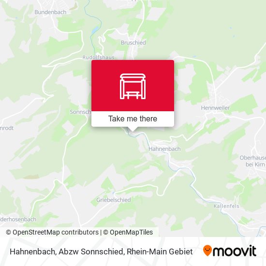 Hahnenbach, Abzw Sonnschied map