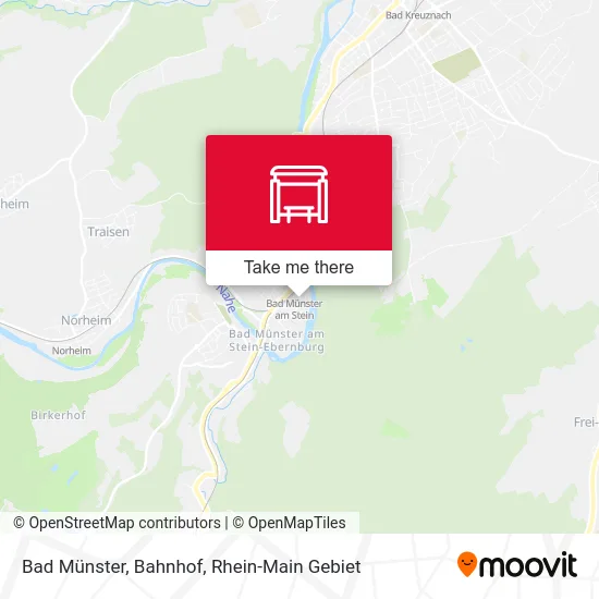 Карта Bad Münster, Bahnhof