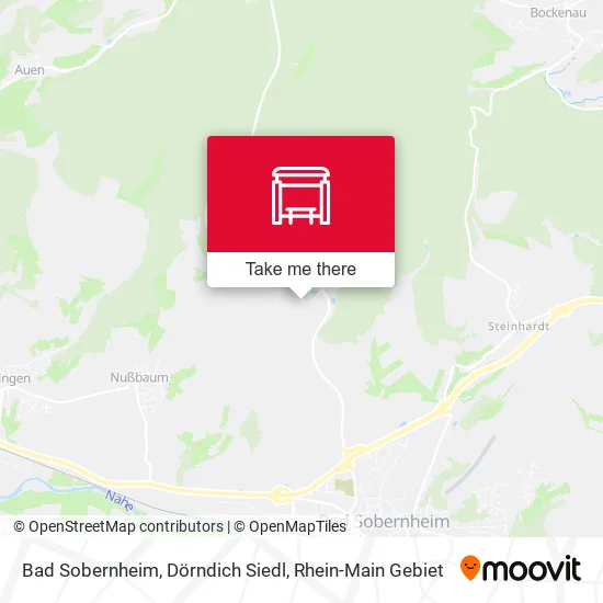 Карта Bad Sobernheim, Dörndich Siedl