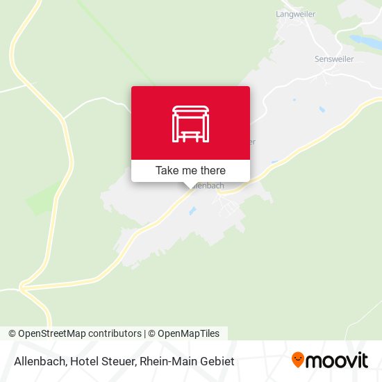 Allenbach, Hotel Steuer map