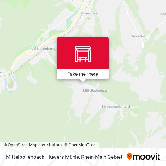 Mittelbollenbach, Huwers Mühle map