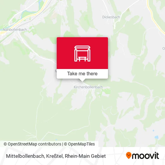 Карта Mittelbollenbach, Kreßtel